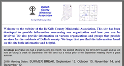 Desktop Screenshot of dekalbcma.com